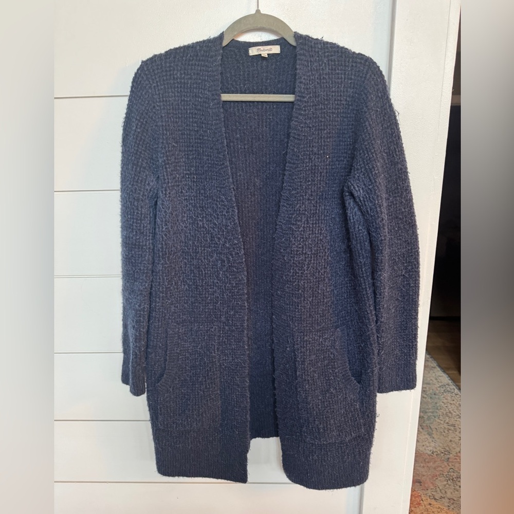 Madewell Merino Wool/Alpaca Blend Open-faced Sweater
Size XS